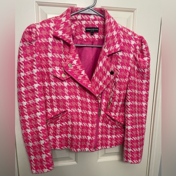 Generation Love Rocky Pink Tweed Blazer - Picture 5 of 13